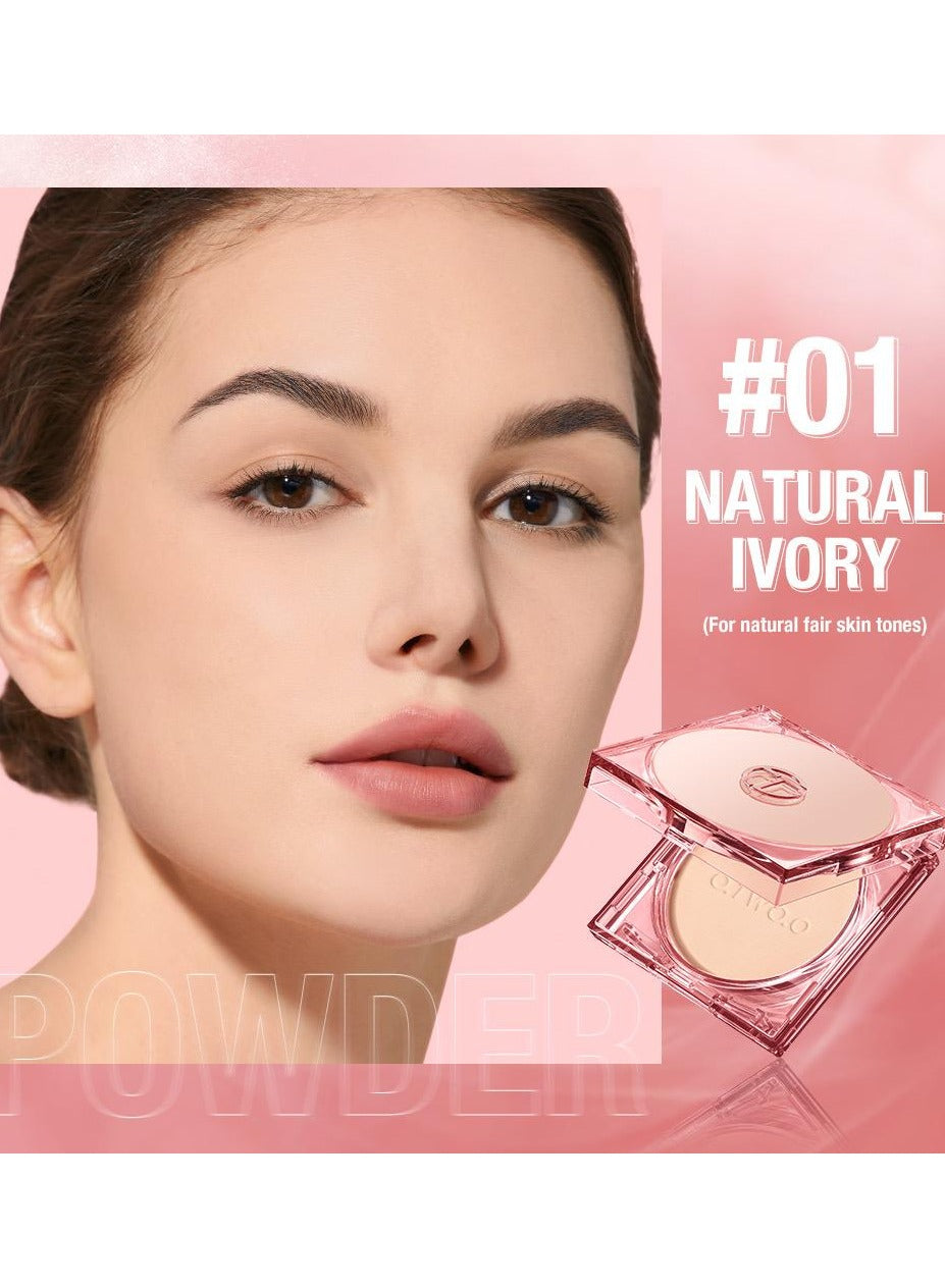 OTWOO Face waterproof powder compact powder shade ivory