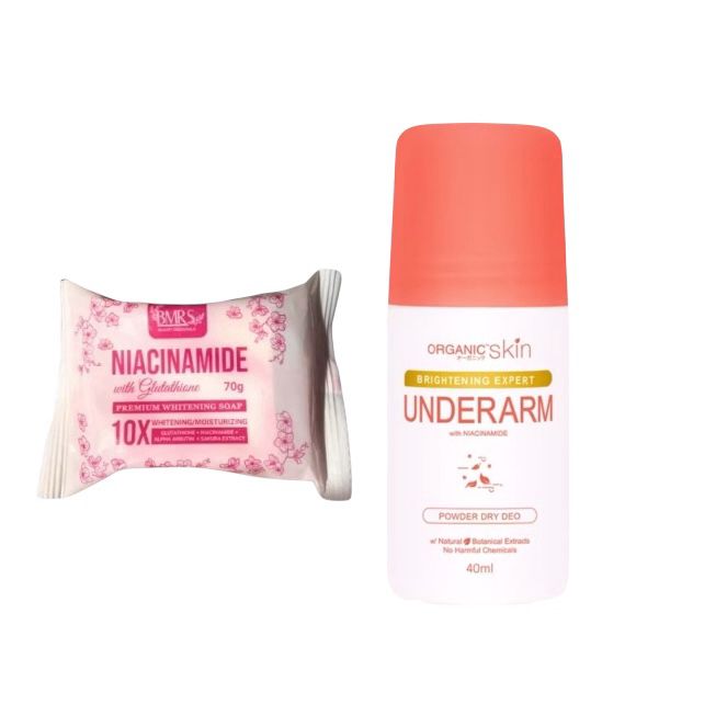 organic skin lightener Organic skin brigtening underarm and niacinamide