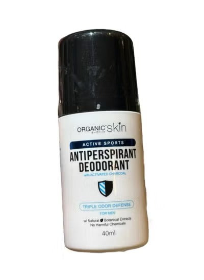 Organic skin Antiperspirant deodorant with activated charcoal