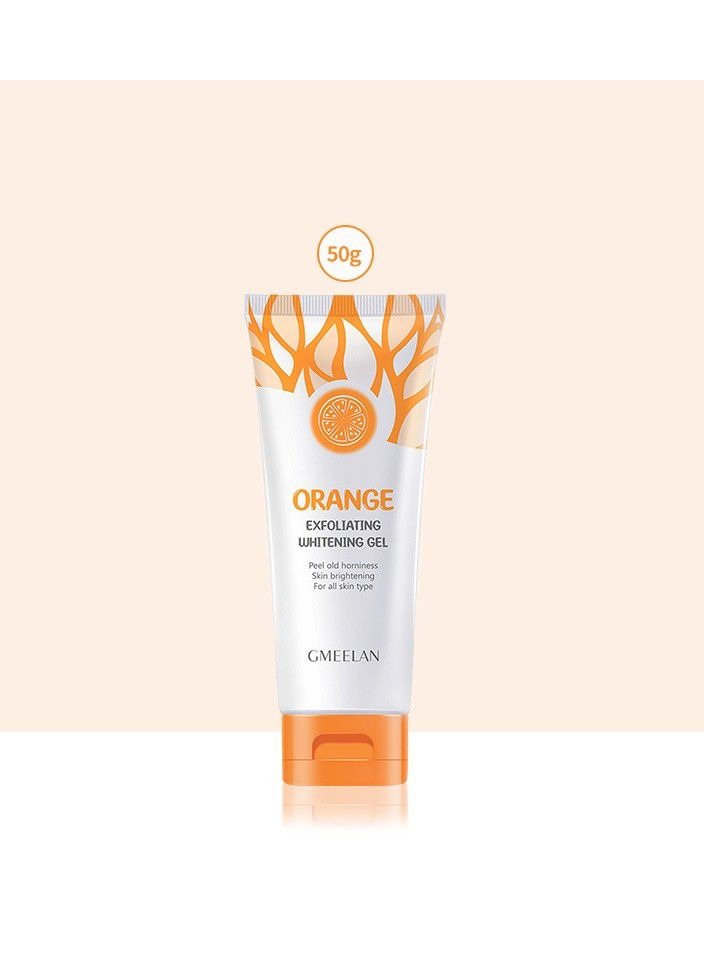 Gmeelan Orange Exfoliating Whitening Gel, Orange Exfoliating Gel Scrub, Exfoliating Whitening Gel, Orange Whitening Exfoliating Cream