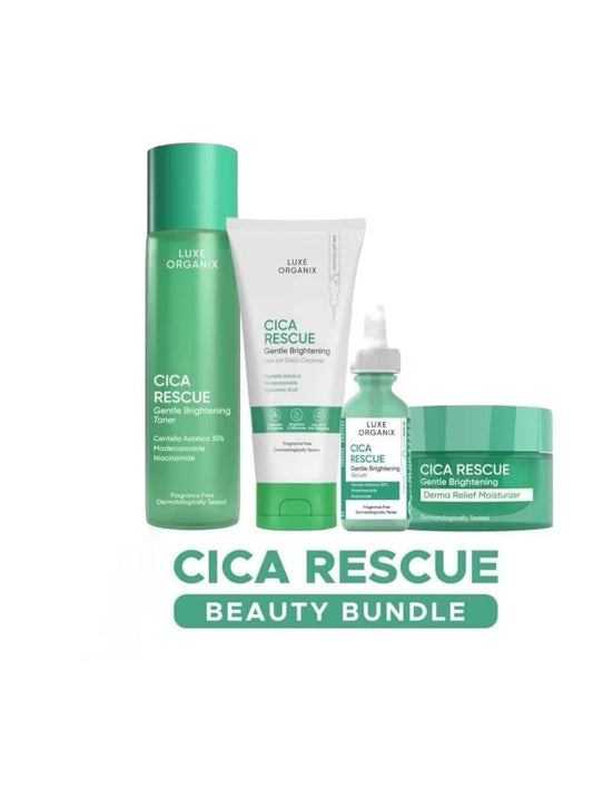 LUXE ORGANIX Cica rescue beauty bundle