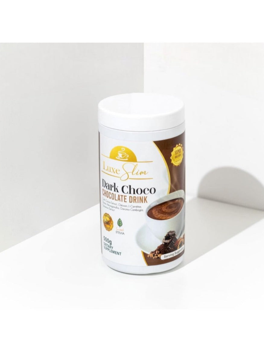 Luxe Slim Dark Choco Chocalate Drink 500 grams