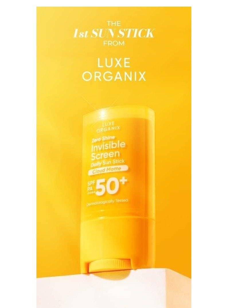 LUXE ORGANIX Luxe organix zero shine invisible screen daily sun stick