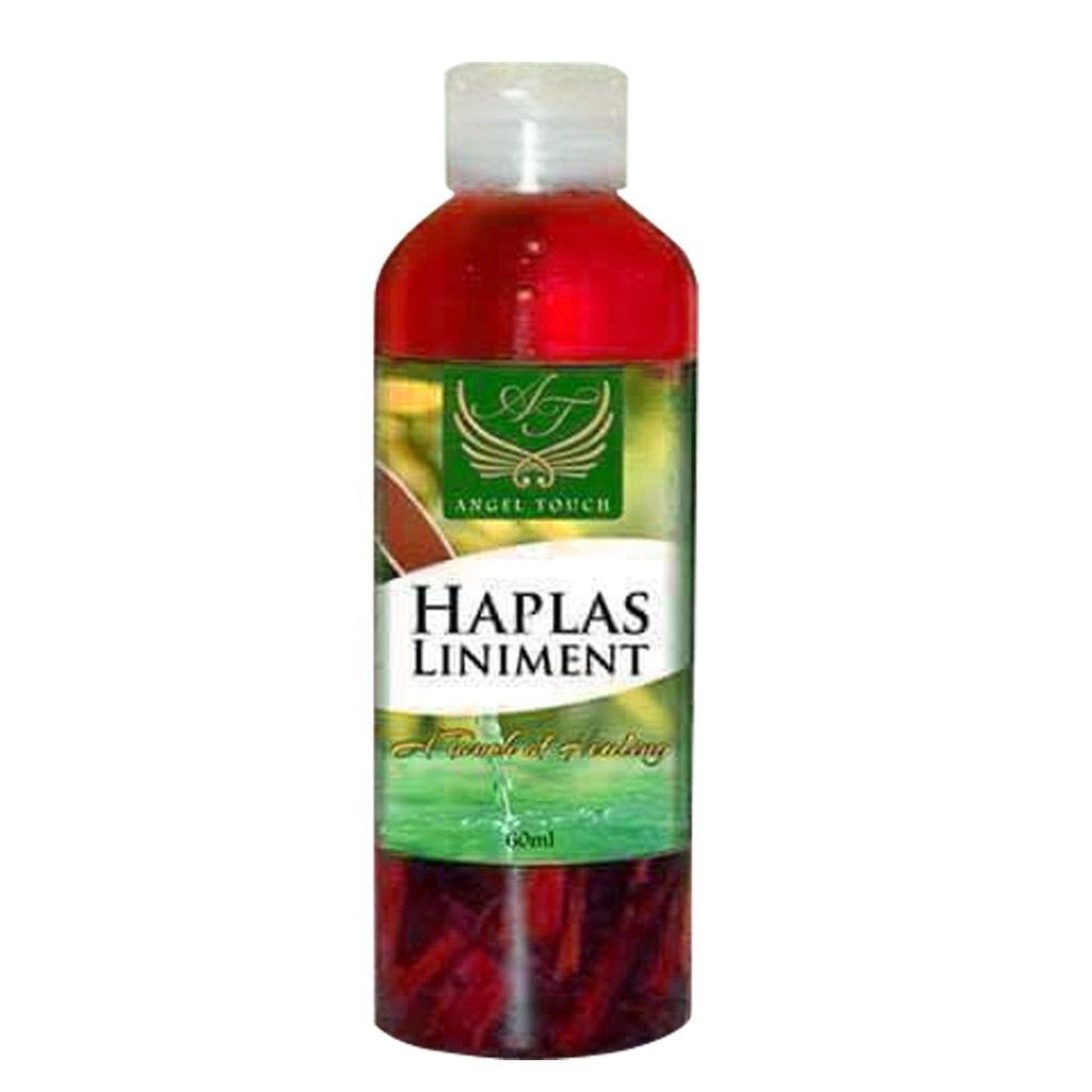 Haplas LINIMENT a touch of healing by angel touch massage oil