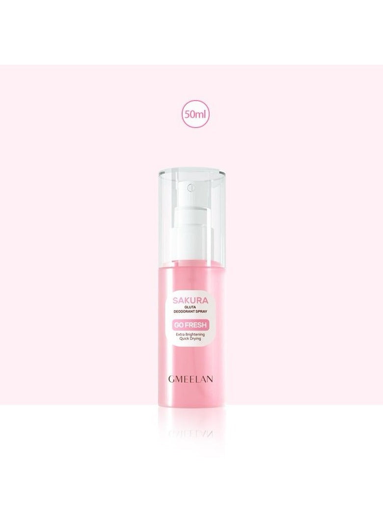 GMEELAN Gmeelan Sakura gluta deodorant spary brighten up underarm